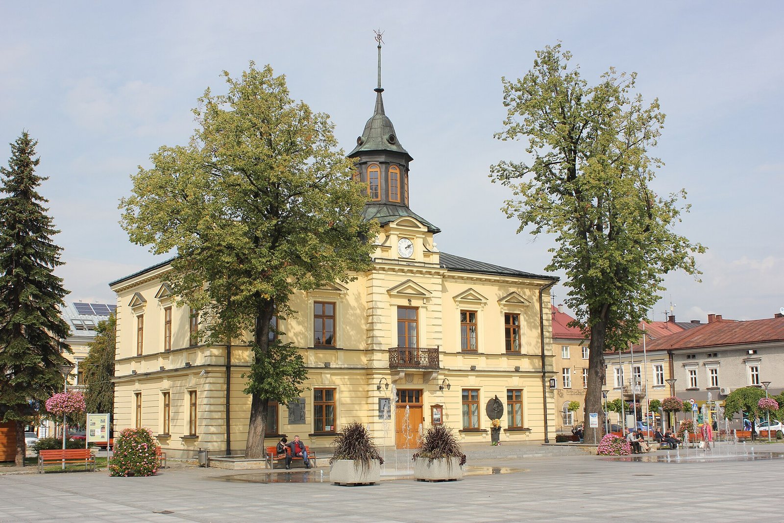 Ratusz na rynku w Nowym Targu, siedziba Muzeum Podhalańskiego