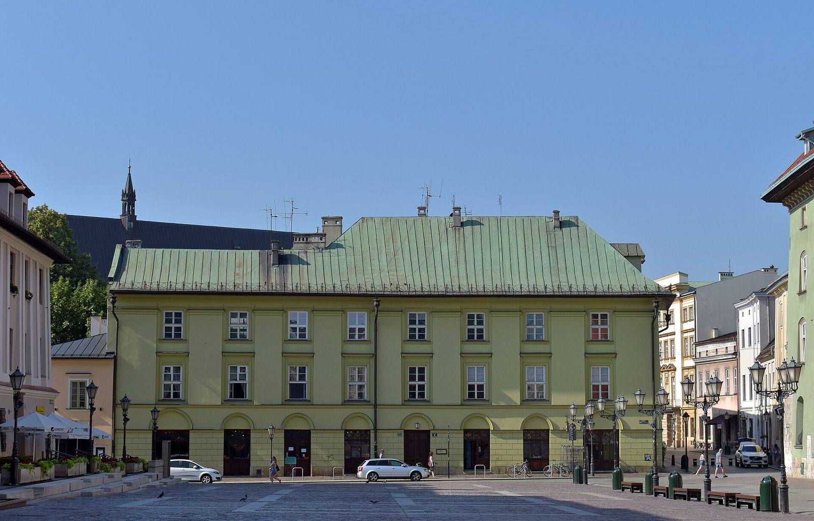 Kamienica przy ul. Siennej 7 w Krakowie od strony Małego Rynku